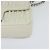 PRADA Borsa a Spalla con Catena Arricciata in Pelle Bianca Argento Auth mr992 Bianco - vista 9