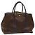 Hermès HERMES Amazonia Garden Party PM Borsa a mano in pelle marrone Auth yk16902