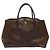 Hermès HERMES Amazonia Garden Party PM Borsa a mano in pelle marrone Auth yk16902 - vista 13