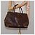 Hermès HERMES Amazonia Garden Party PM Borsa a mano in pelle marrone Auth yk16902 - vista 19