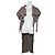 Abrigo trench de lana gris Rick Owens
