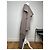 Abrigo trench de lana gris Rick Owens - vista 3