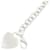 Tiffany & Co Pulseira com etiqueta Tiffany Heart Prata  ref.2030210