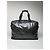 Borsa da viaggio in pelle nera Issey Miyake Nero - vista 4