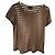 Fendi braunes Polyester-Oberteil