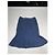 Gonna in seta blu Saint Laurent - vista 2
