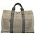 Borsa a mano in cotone beige di Hermès