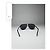 Jil Sander schwarze Metallsonnenbrille - Ansicht 5