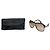 Gafas de sol de plástico marrón Saint Laurent Castaño