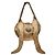 Borsa a mano in pelle marrone Givenchy Nightingale