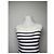 Haut en coton blanc Jean Paul Gaultier - vue 2