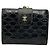 Céline Celine Triomphe Black Leather Wallet