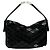 Borsa in pelle nera Pleats Please Nero