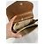 Borsa in pelle marrone Gucci GG Marmont Animalier - vista 2