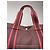 Bolsa de viaje de algodón burdeos de Hermès - vista 2