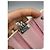 Borsa in pelle rosa Dior Saddle - vista 5