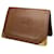 Pochette en cuir marron Yves Saint Laurent  - vue 1