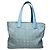 Borsa a mano in poliestere blu Chanel Cambon