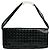 Pleats Please schwarze vegane Lederhandtasche