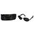 Fendi schwarze Metallsonnenbrille