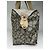 Borsa in pelle grigia Saint Laurent Grigio - vista 3