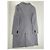 Abrigo trench de lana gris Giorgio Armani - vista 3