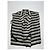 Miss Dior Dior J'Adior8 Top in Seta Nera Nero - vista 4