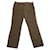 Pantalón de algodón marrón Prada Castaño
