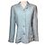 Balenciaga blaue Seidenjacke