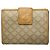 Céline Cartera de cuero beige Celine Triomphe