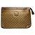 Céline Clutch in pelle marrone vintage Celine Triomphe