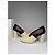 Céline Celine Triangle Heel Black Leather Heel - view 2