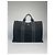 Borsa a mano in cotone nero Hermès - vista 4