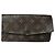 Billetera de cuero marrón Louis Vuitton Kimono Castaño
