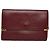 Cartera de cuero patentado burdeos Cartier