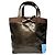 Autre Marque Sac à main en polyester marron non signé