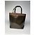 Autre Marque Sac à main en polyester marron non signé - vue 5