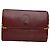 Cartera de cuero patentado burdeos Cartier