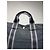 Borsa a mano in cotone nero Hermès - vista 2
