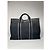 Borsa a mano in cotone nero Hermès - vista 4