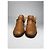 Botas de Tobillo de Cuero Marrón con Logo V de Valentino Garavani Castaño - vista 3