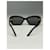 Fendi schwarze Kunststoffsonnenbrille  - Ansicht 3