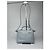 Borsa hobo grande Scout in pelle blu di Coach - vista 5
