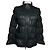 Emporio Armani anthrazitfarbene Lederjacke Anthrazitgrau
