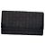 Céline Cartera de algodón negro Celine Triomphe