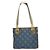 Borsa a mano iconica in cotone blu Salvatore Ferragamo