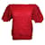 Tricot en laine rouge Yves Saint Laurent  - vue 1