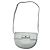 Borsa a mano in pelle verniciata bianca Givenchy Infinity Bianco