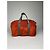 Prada Diagramme orange Polyester-Handtasche - Ansicht 2