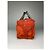 Prada Diagramme orange Polyester-Handtasche - Ansicht 3